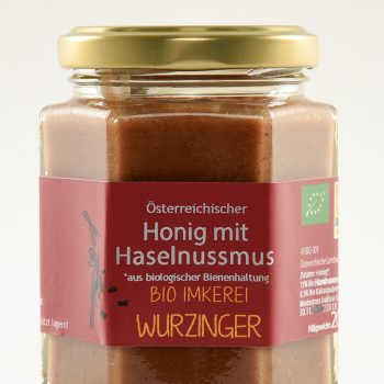 Honig mit Haselnussmus