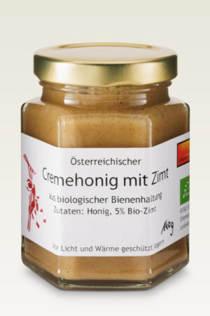 Cremehonig mit Zimt